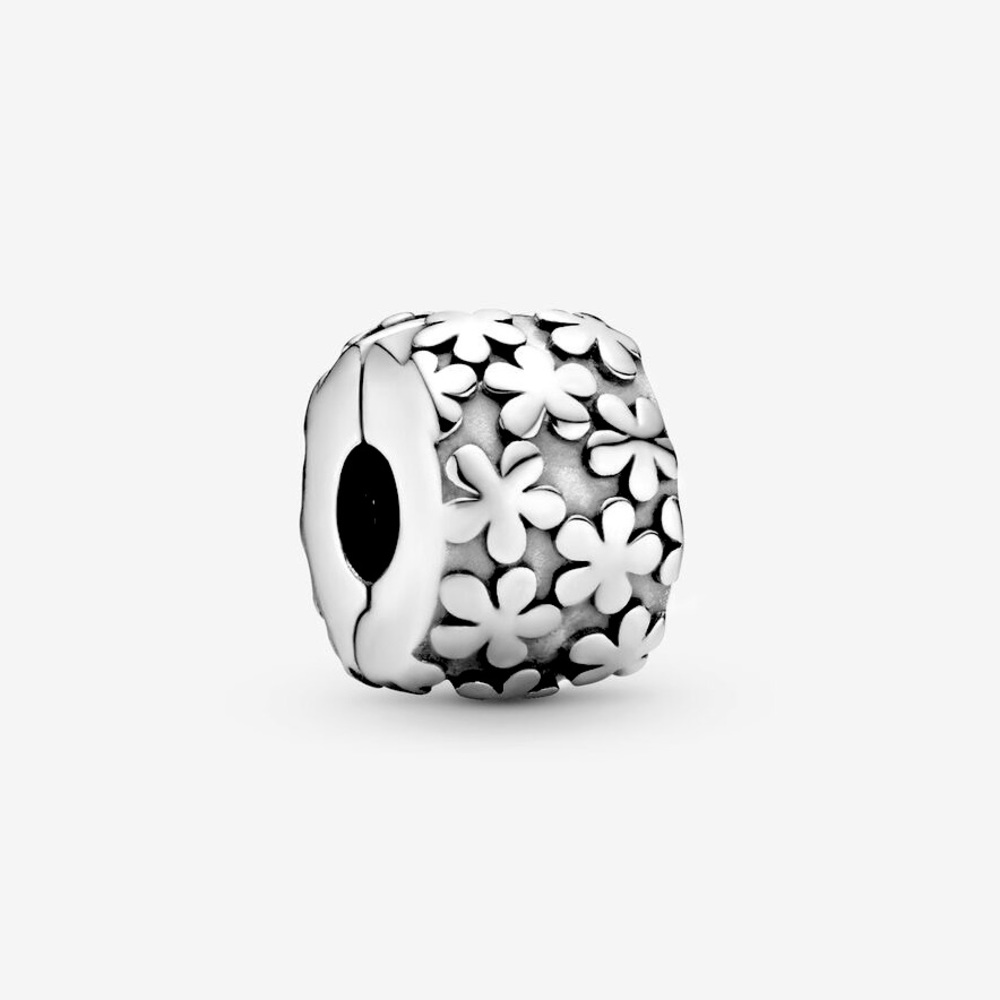 Set of two- Pandora Flower Bouquet Clip Charm